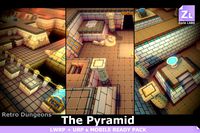 Ancient Pyramid Dungeon Kit - Lowpoly Modular Assets [Mobile &amp; Indie Optimized]