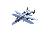 A-10 Thunderbolt Jet Fighter Aircraft
