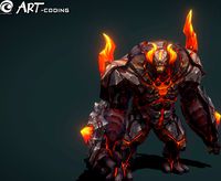 Lava Hell Golem [Fantasy]