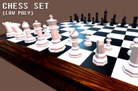 AG Chess Set (Low Poly)