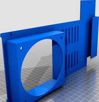 Ender 3V2 PSU cover for Noctua NF-A9 FLX by 3xpedia