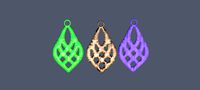 Woven earrings by RaimonElctrncs