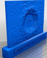 Copernicus Crater, Moon Display by silverjaw