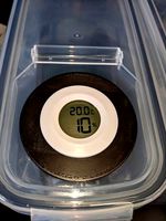 Hygrometer insert for Cereal Container (135.2oz) Filament Dry Box by Deejayshag