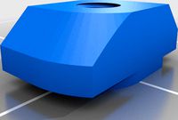 T-nut M3/M4/M5 drop-in rotating V-Slot - all plastic by tkbletsc