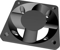 E3D v6 Fan adapter 40 mm (effective) by dave0402