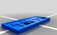E3DV6 Hot End Cotton Insulation Cutting Stencils by DonStauffer