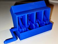 Mini V8 Working Engine V2 by Z3DPRINTING