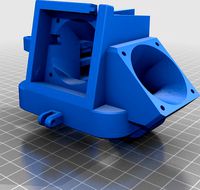 Satsana for Ender 3 v2 + BLtouch + Endoscope Mount for Mjolnir Direct Drive Extruder by RENOxDECEPTION