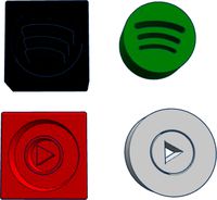 Spotify/YouTube Music Icon by threeD_Designer