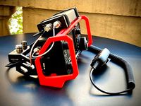 Protective cage for Icom IC-705 by IU1OPK