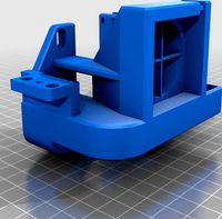 New 5015 Satsana Duct With integrated BLTouch Mount for Ender 3 V2  by zshtx