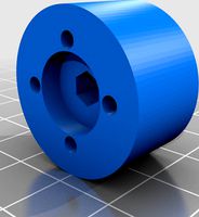 REV Mecanum Wheel Hub for 5mm Hex s by ClarkstonRobowolves_FTC_10016