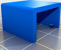 Retaining cover for "Artillery Sidewinder X1 Bed Cable Strain Relief" by LeCedre83