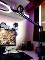 Rod pivot and lamp attachment by Avantisavoia