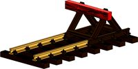 Buffer stop for 45 mm track by Robertino