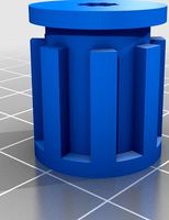 Ikea curtain rod tip 17.5mm by Deadpoetic6