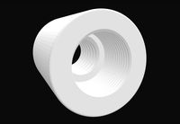 Airrifle Sliencer Adaptor (0/5 UNF to M16) by KatzeMau