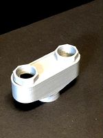 Marble Run Compatible 50 mm 2 path to 1 merge by ESMZ