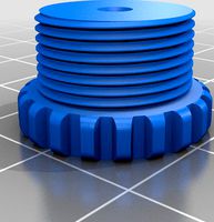 5/8" to M5 nut adapter e.g. for microphone stands (2 versions!) by ReallyJustJan