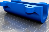 1/4 Inch TRS/TS Coupler Mounting Bracket by maxdoes