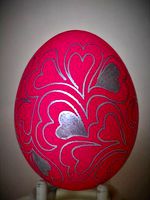 eggbot - Valentine Heart Vine (3 hearts) by FautzMakes