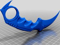 KARAMBIT KNIFE WITH ADDITIONAL BLADE by dribis