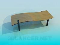 3D Model Table with bench