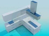 3D Model Kitchen, template