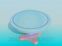 3D Model Round table on the leg