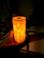 RGB Lithophane Lamp WiFi Controlled  by Thebakker