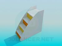 3D Model Cabinet-rung for children's bedrooms