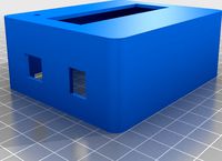 Arduino Enclosure with LCD Shield  by Kishor07