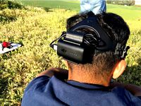 DJI Goggles ,Holder Batt & cable with clips by lyka