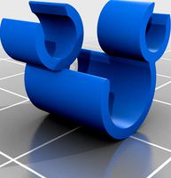 Prototype fixation 2 cables type ultimaker by Quentin067