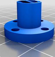 trapezoidal lead screw nut TR8x2-4 (for SLA printers) by Kasperdelasopa