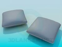 3D Model Two pillows