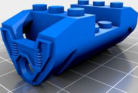 LEGO Train Wheel Cover by Tim3Ds