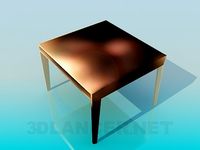3D Model Square table