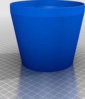 Minimal 4 Inch Planter Pot by Melt_Burn_Make