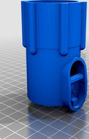 Dyson Tool to 36mm vacuum hose adaptor by paulrbarnard