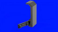 compact adapter for side extruder support mount  by 3D-plotter