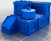 pile of boxes by killsbane