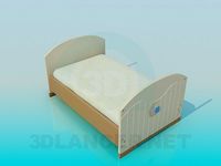 3D Model Bed for teens