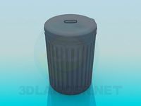 3D Model Garbage pail