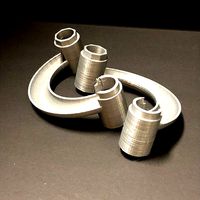 Marble Run Compatible 180º 100mm Curves by ESMZ