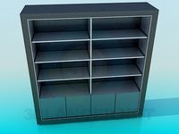 3D Model Stand for books