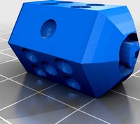 Hex Barrel Dice by 3DprintsNY