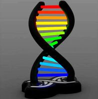 RGB DOUBLE HELIX LAMP - easyprint by Hedo