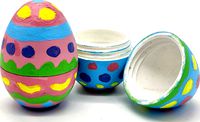 Simple Hollow Threaded Easter Egg - Great for Hiding Prizes! by tonyyoungblood